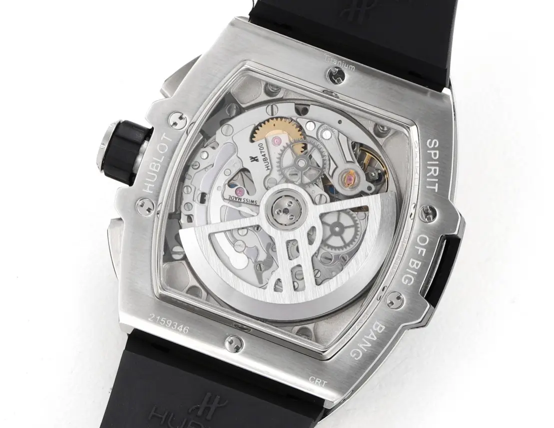 V6 Factory HUBLOT Spirit of Big Bang Titanium & Resin Black Limited Edition Watch – Model 642.NX.0170.RX – Super Clone Edition - 图片 8