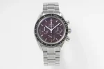 V6 Factory Omega Speedmaster 9300 Burgundy Dial Steel – VSF Watches Collection