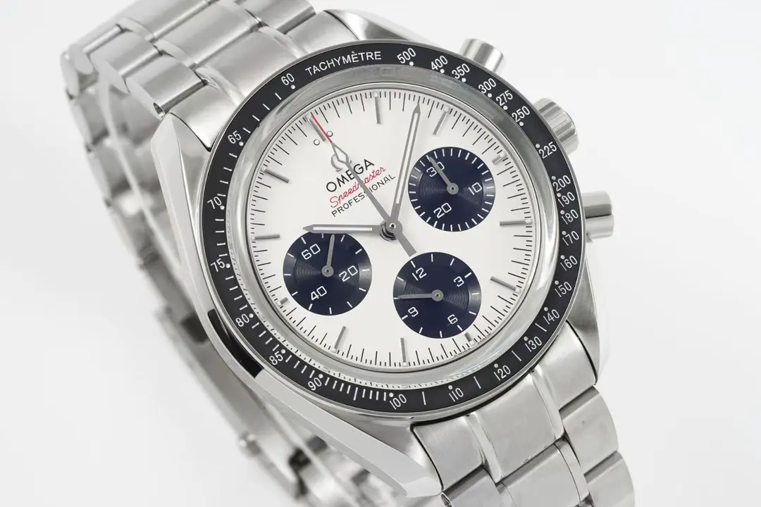 V6 Factory Omega Speedmaster 9300 White Dial Steel – Super Clone VSF Watches - 图片 2