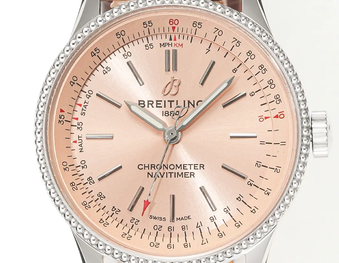 V7 Factory Breitling Navitimer Automatic Brown Leather – Super Clone Watch Masterpiece - 图片 3