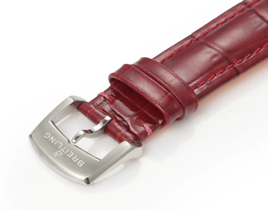 V7 Factory Breitling Navitimer Automatic Silver Red Leather – Super Clone Watch - 图片 8