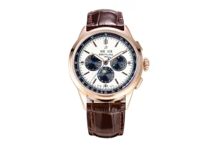 V7 Factory Breitling Premier B25 Chronograph Rose Gold Brown Leather – Super Clone Luxury Watch