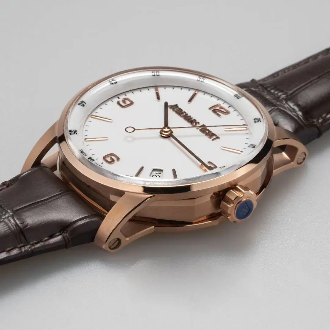 V9 Factory Audemars Piguet Code 11.59 White Dial Brown Leather – Premium Super Clone Watch Replica - 图片 5