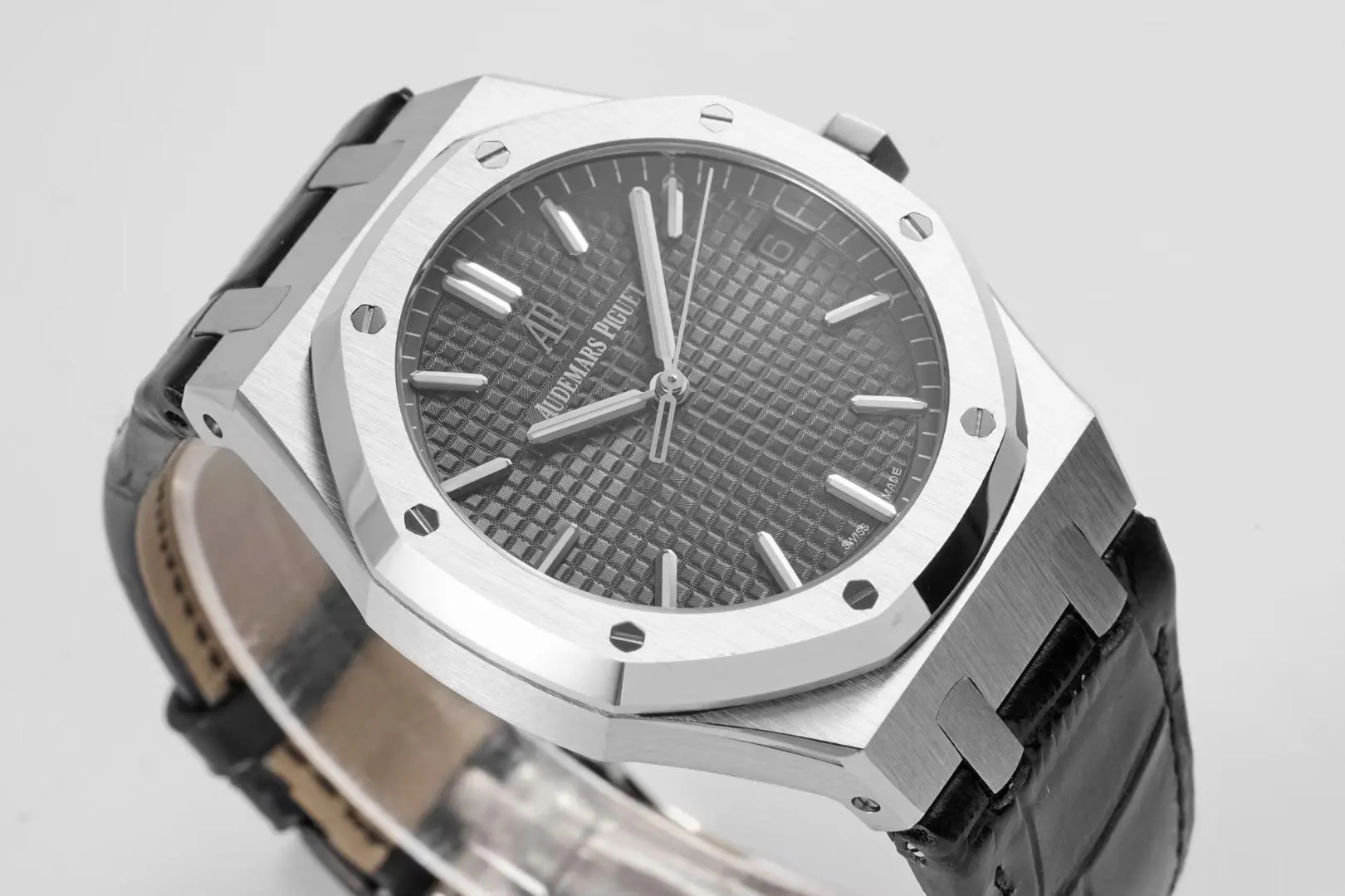 V9 Factory Audemars Piguet Royal Oak 15500 Black Dial Super Clone Watch - 图片 2