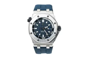 V9 Factory Audemars Piguet Royal Oak Offshore 15720 Blue Rubber Super Clone Replica Watch