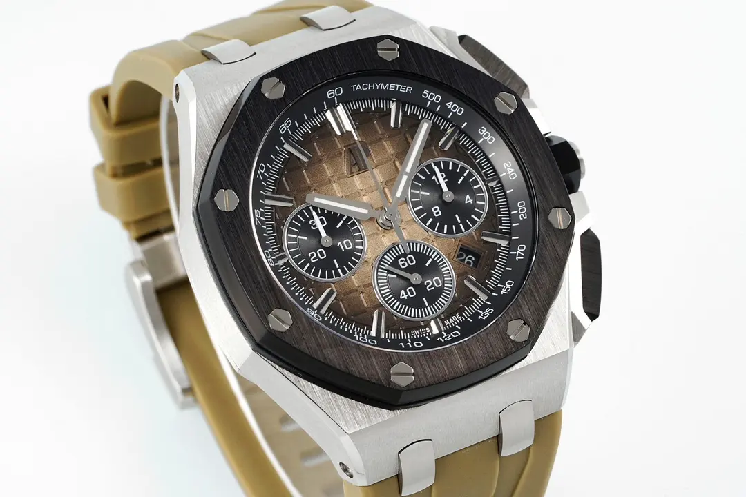 V9 Factory Audemars Piguet Royal Oak Offshore 26420 Desert Yellow Super Clone Watch - 图片 2