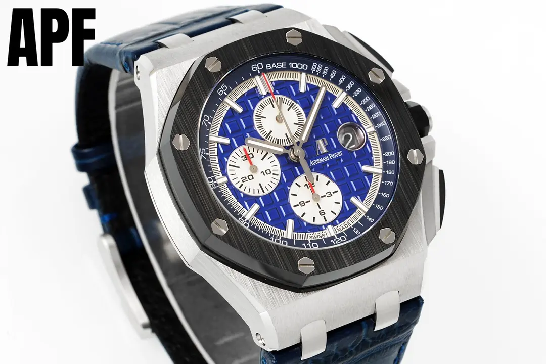 V9 Factory Audemars Piguet Royal Oak Offshore 26470 Blue Chronograph – Premium Super Clone Watch - 图片 2