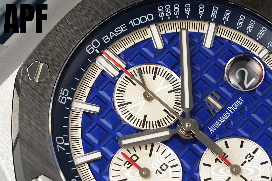 V9 Factory Audemars Piguet Royal Oak Offshore 26470 Blue Chronograph – Premium Super Clone Watch - 图片 4
