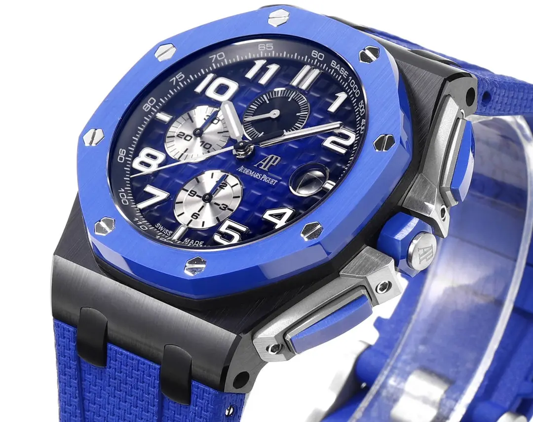 V9 Factory Audemars Piguet Royal Oak Offshore Blue Chronograph – Premium Super Clone Watch - 图片 4