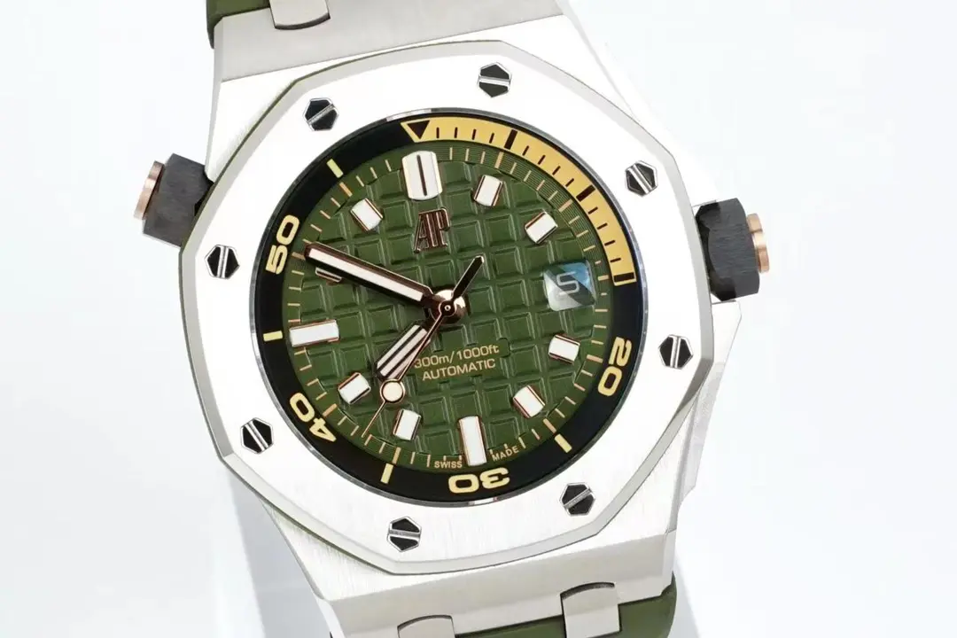 V9 Factory BF Offshore Diver Watch 15720 Green Rubber – Super Clone Watches Edition - 图片 8