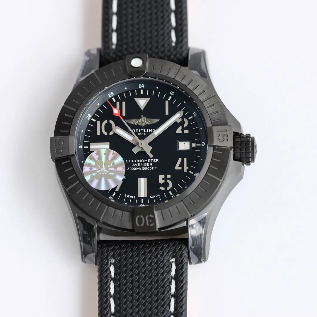 V9 Factory Breitling Avenger Automatic 45 Seawolf Black – Super Clone Watch