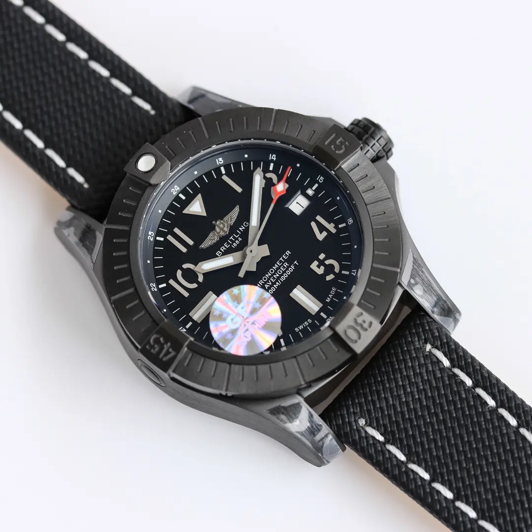 V9 Factory Breitling Avenger Automatic 45 Seawolf Black – Super Clone Watch - 图片 2