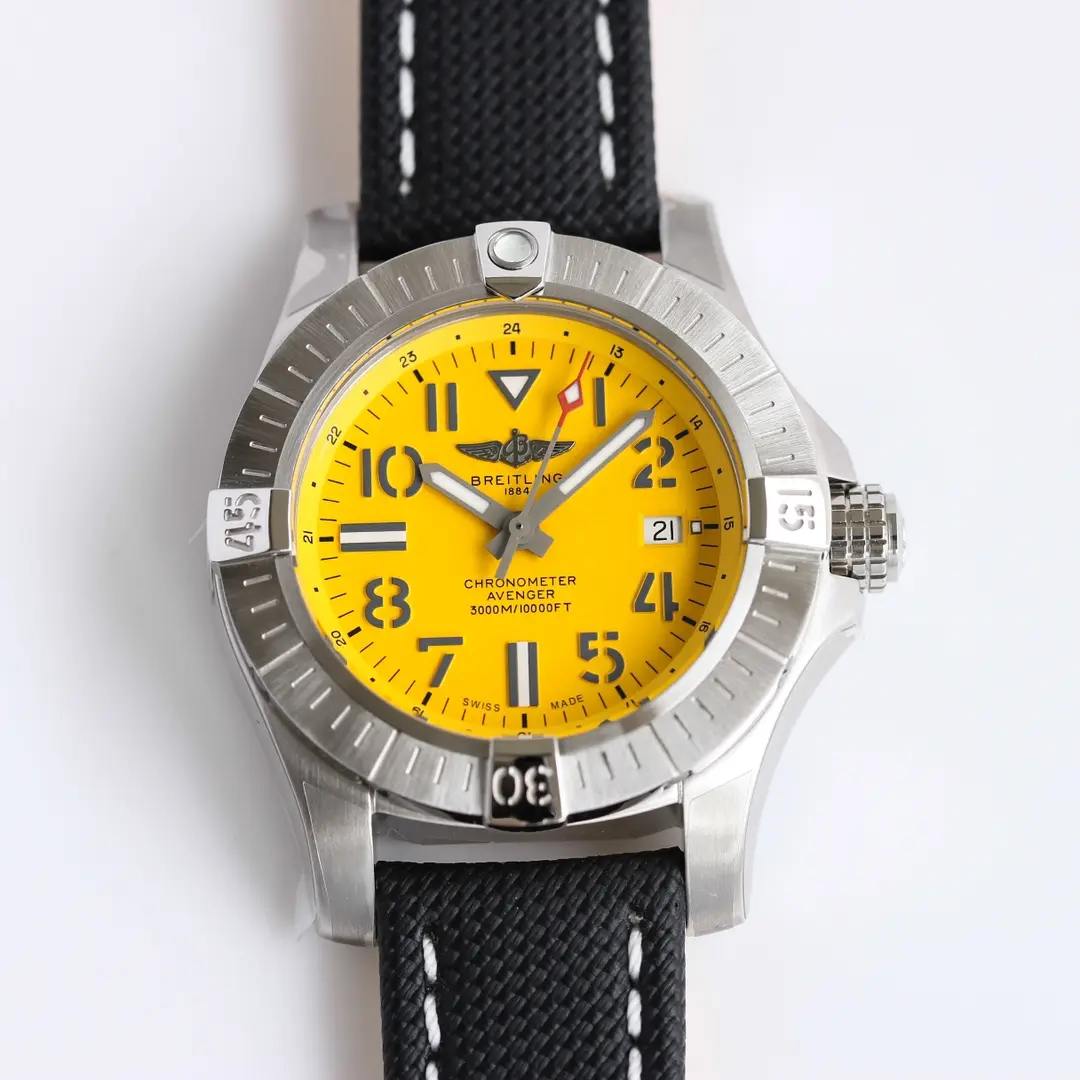 V9 Factory Breitling Avenger Automatic 45 Seawolf Yellow – Super Clone Watch