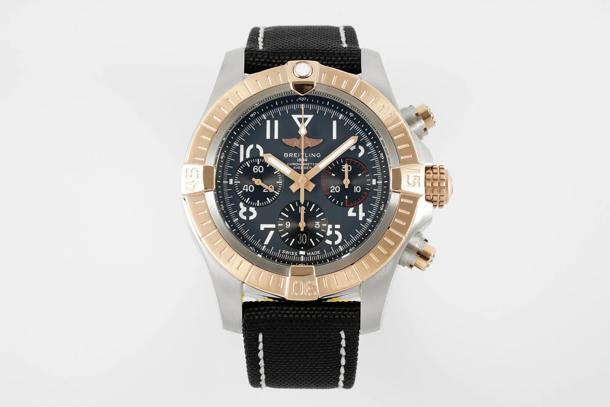 V9 Factory Breitling Avenger B01 Chronograph Black – Premium Super Clone Watch