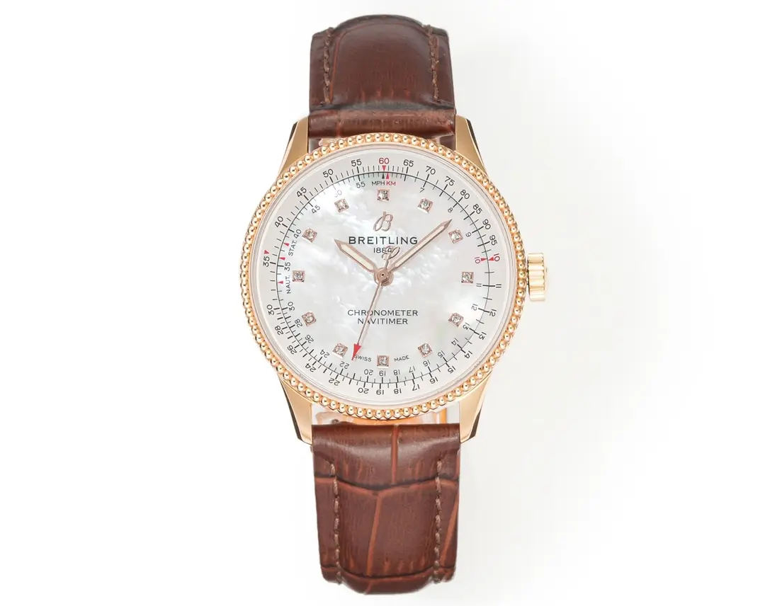 V9 Factory Breitling Navitimer Automatic Brown Leather – Super Clone Watch Masterpiece