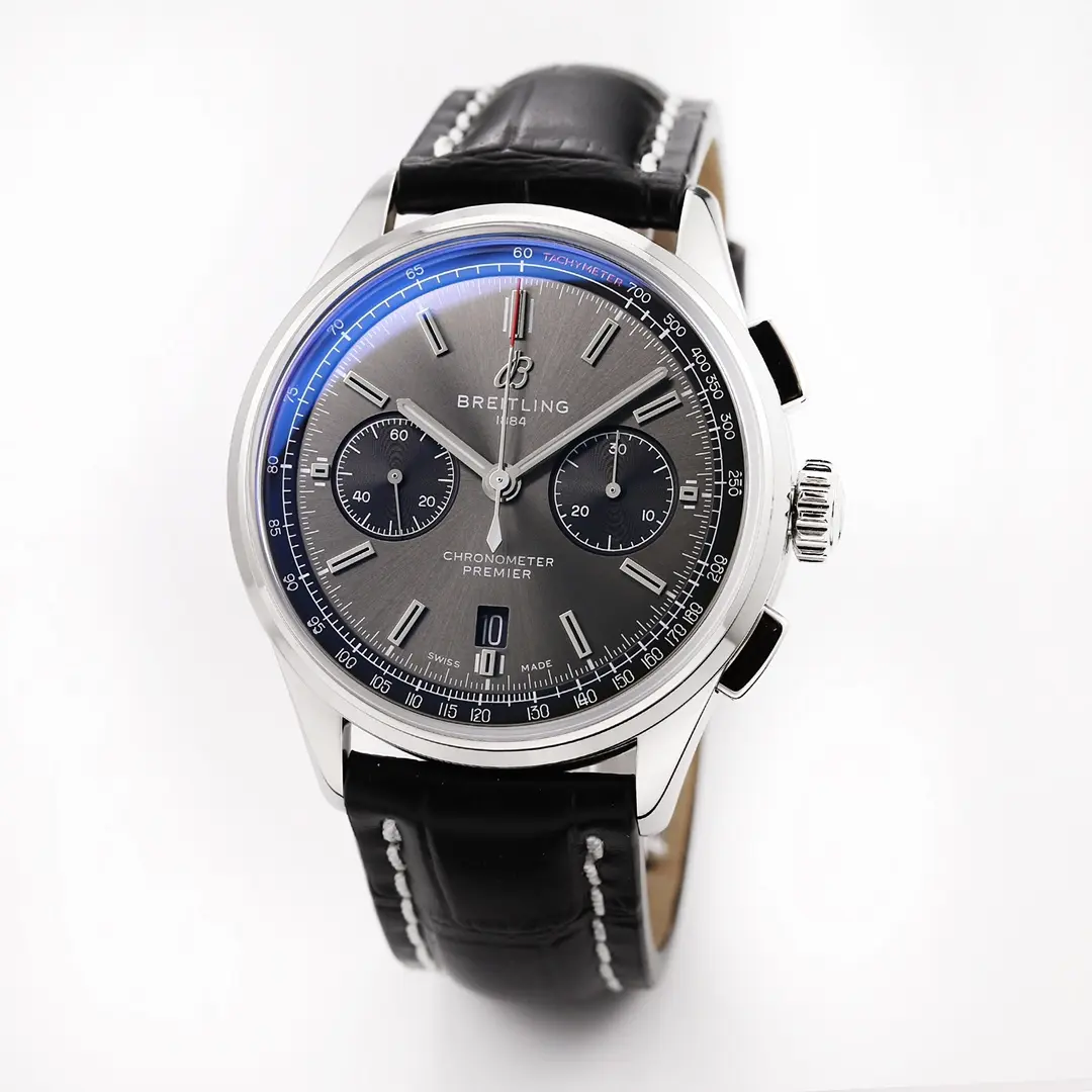 V9 Factory Breitling Premier B01 Chronograph Grey Dial – Super Clone Luxury Watch - 图片 9