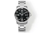 V9 Factory Longines Conquest Black Dial Steel Watch – Best Super Clone Design