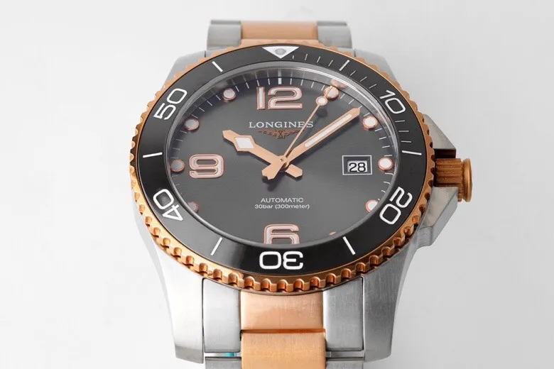 V9 Factory Longines Conquest VHP Two Tone Watch Black – Best Super Clone Edition - 图片 2