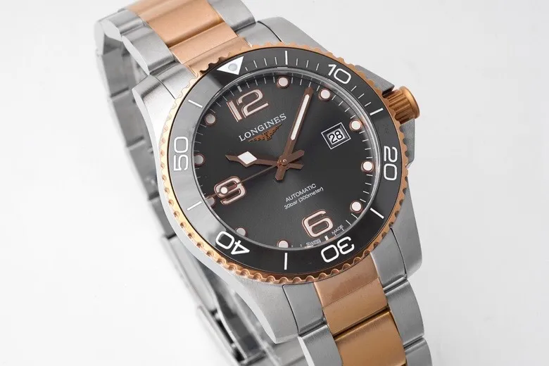 V9 Factory Longines Conquest VHP Two Tone Watch Black – Best Super Clone Edition - 图片 4
