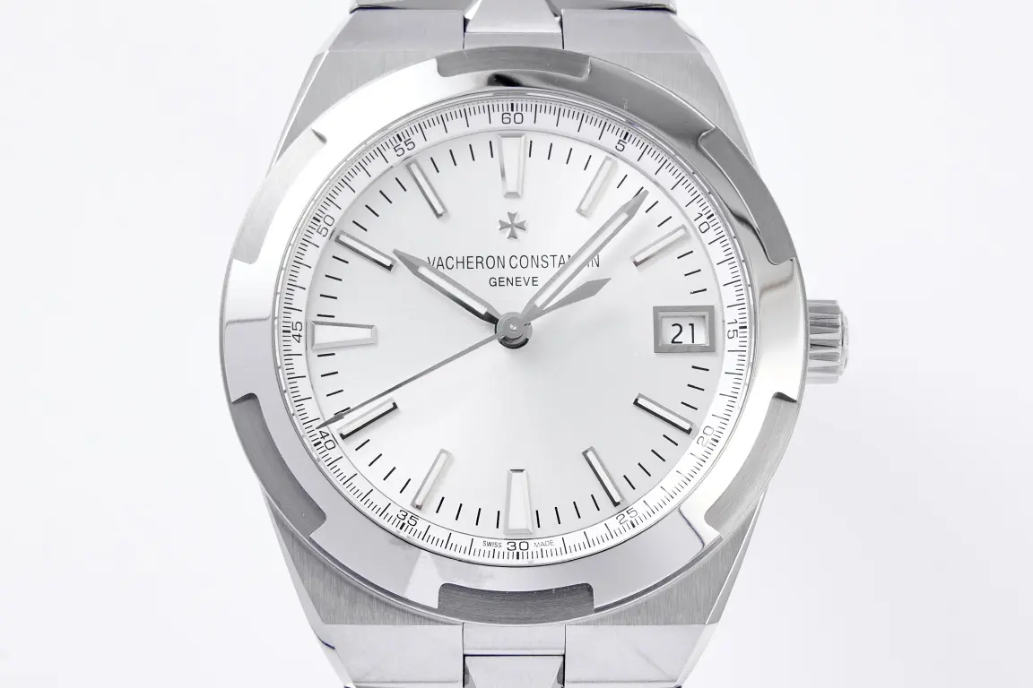 PPF Factory Vacheron Constantin Overseas 4500V Series – Silver Stainless Steel Automatic Watch with Date Display – Best Super Clone Watch - 图片 2