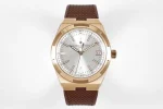 PPF Factory Vacheron Constantin Overseas Automatic Watch – Rose Gold Case, Brown Strap, Interchangeable Band System, Super Clone Watch