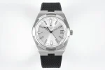 PPF Factory Vacheron Constantin Overseas Automatic Watch – Silver Dial, Black Rubber Strap, 41mm Stainless Steel Case, Best Super Clone Quality