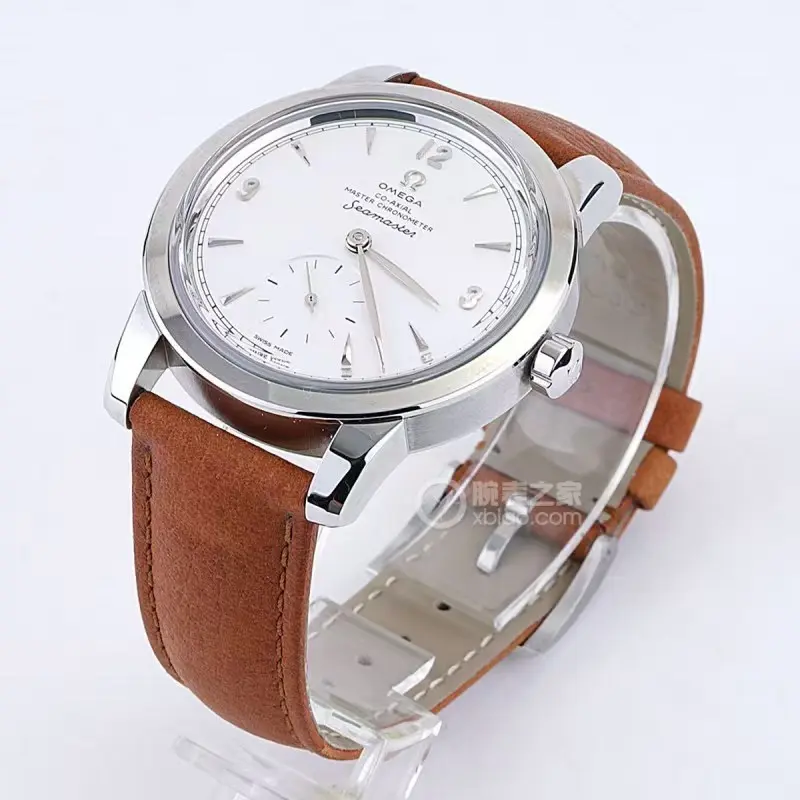 VS Factory Omega Seamaster 1948 Silver Brown Leather VSF Luxury Watch - 图片 7