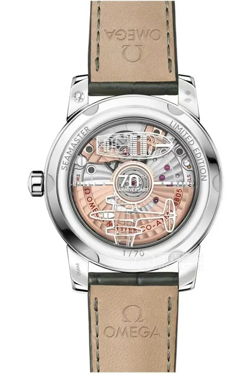 VS Factory Omega Seamaster 1948 Silver Brown Leather VSF Luxury Watch - 图片 9