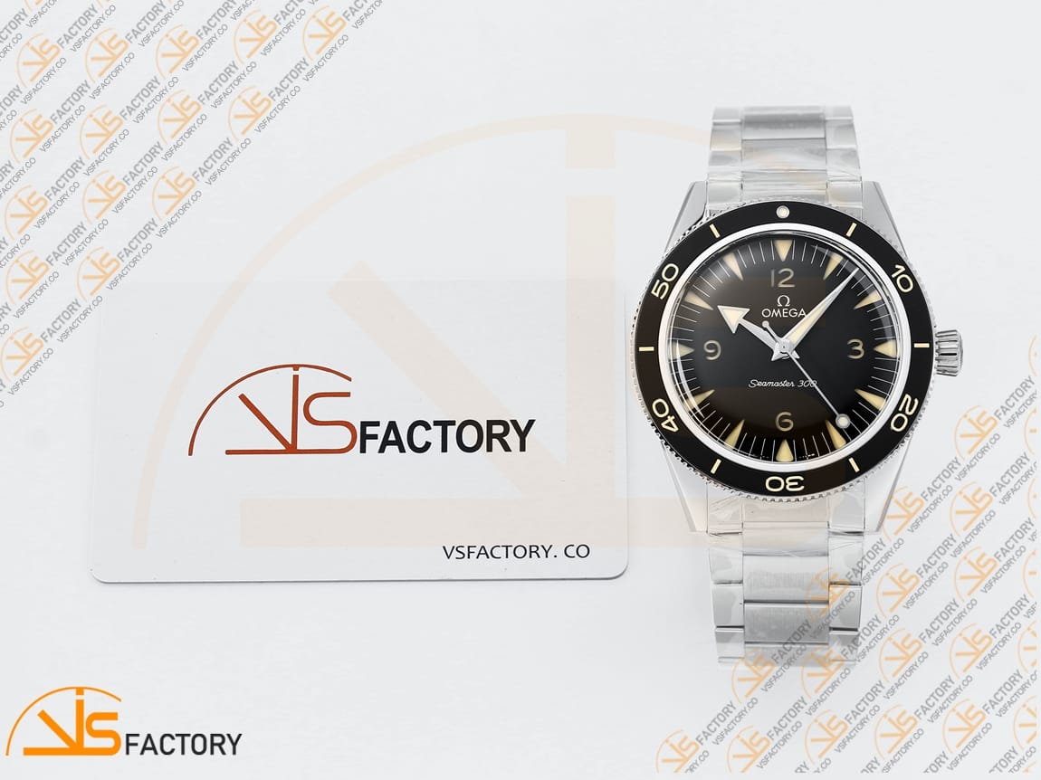 VS Factory Omega Seamaster 300 Heritage Black Dial Steel A8912 Movement - 图片 2