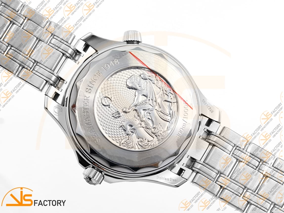 VS Factory Omega Seamaster 300 Summer Blue Dial Steel Bracelet VS8800 Movement - 图片 14