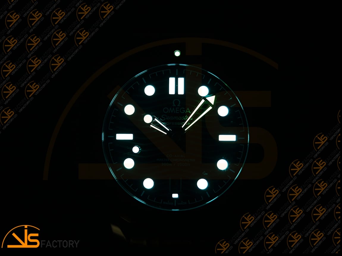 VS Factory Omega Seamaster 300 Summer Blue Dial Steel Bracelet VS8800 Movement - 图片 17
