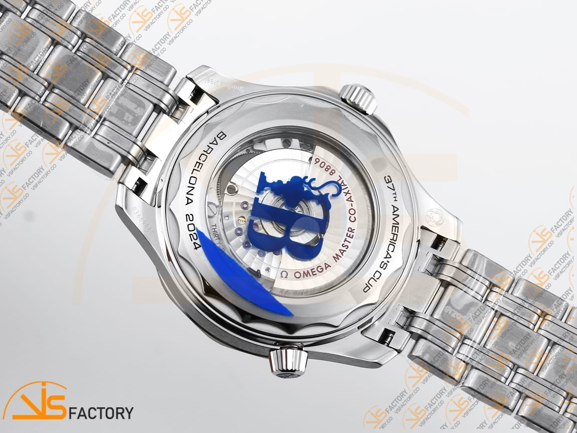 VS Factory Omega Seamaster 300M America’s Cup White Dial Stainless Steel VS8800 Movement - 图片 17
