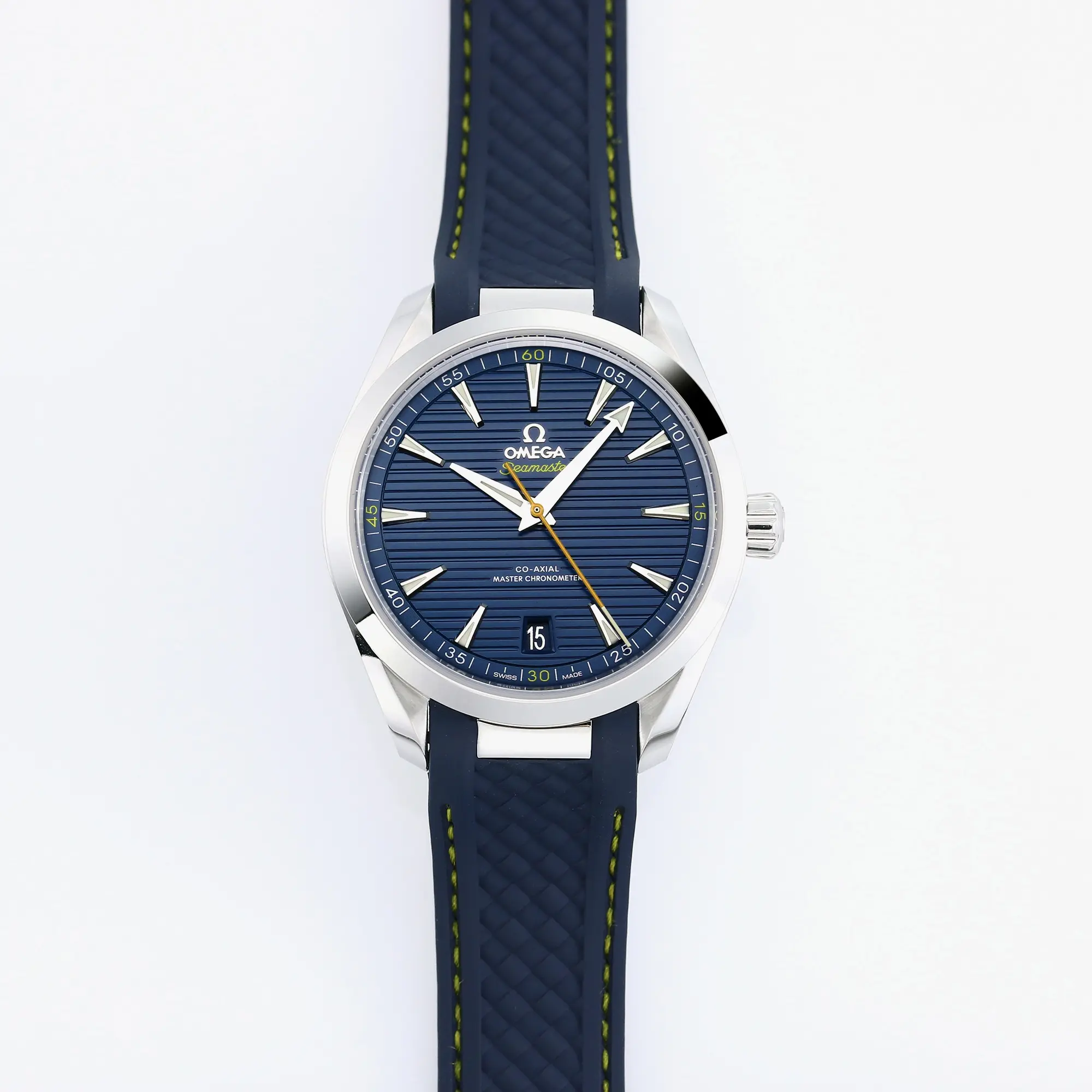 VS Factory Omega Seamaster Aqua Terra Blue Dial Rubber Strap – Premium VSF Watches Collection