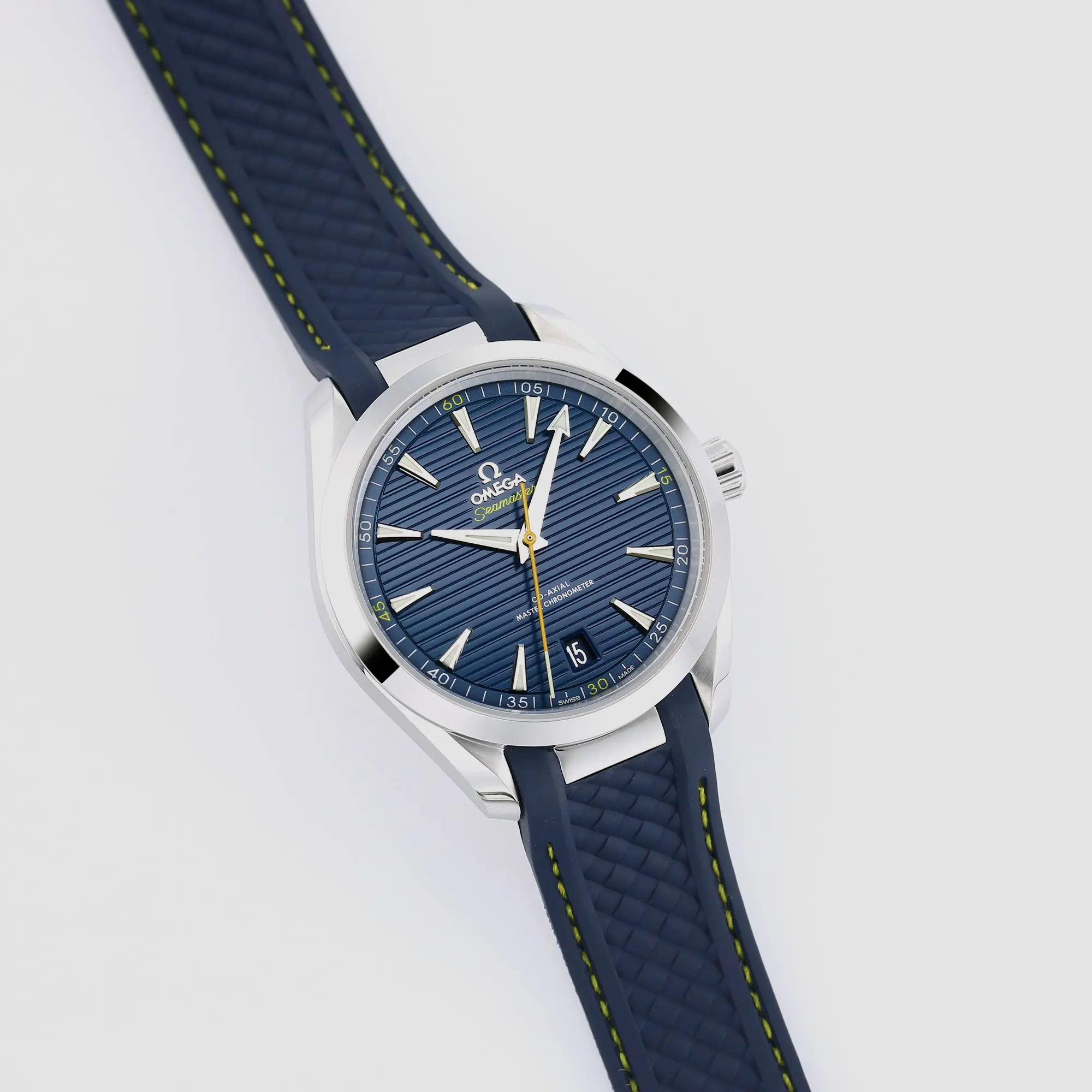 VS Factory Omega Seamaster Aqua Terra Blue Dial Rubber Strap – Premium VSF Watches Collection - 图片 4