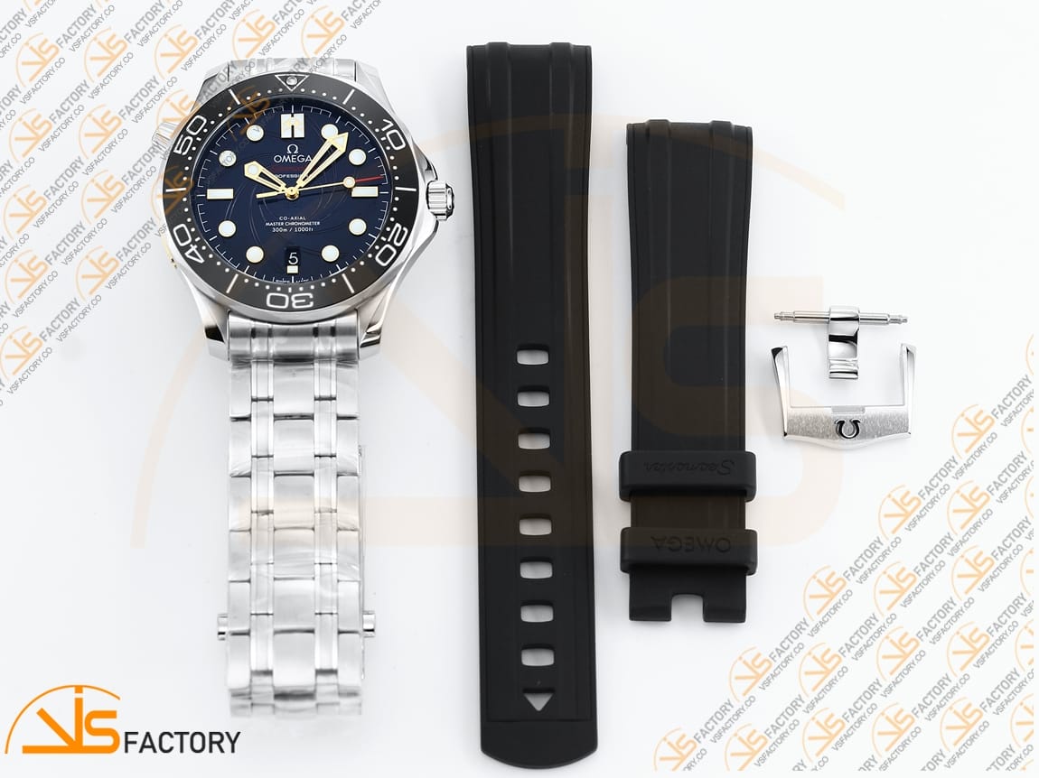 VS Factory Omega Seamaster Diver 300M 007 James Bond Stainless Steel VS8800 Movement - 图片 3