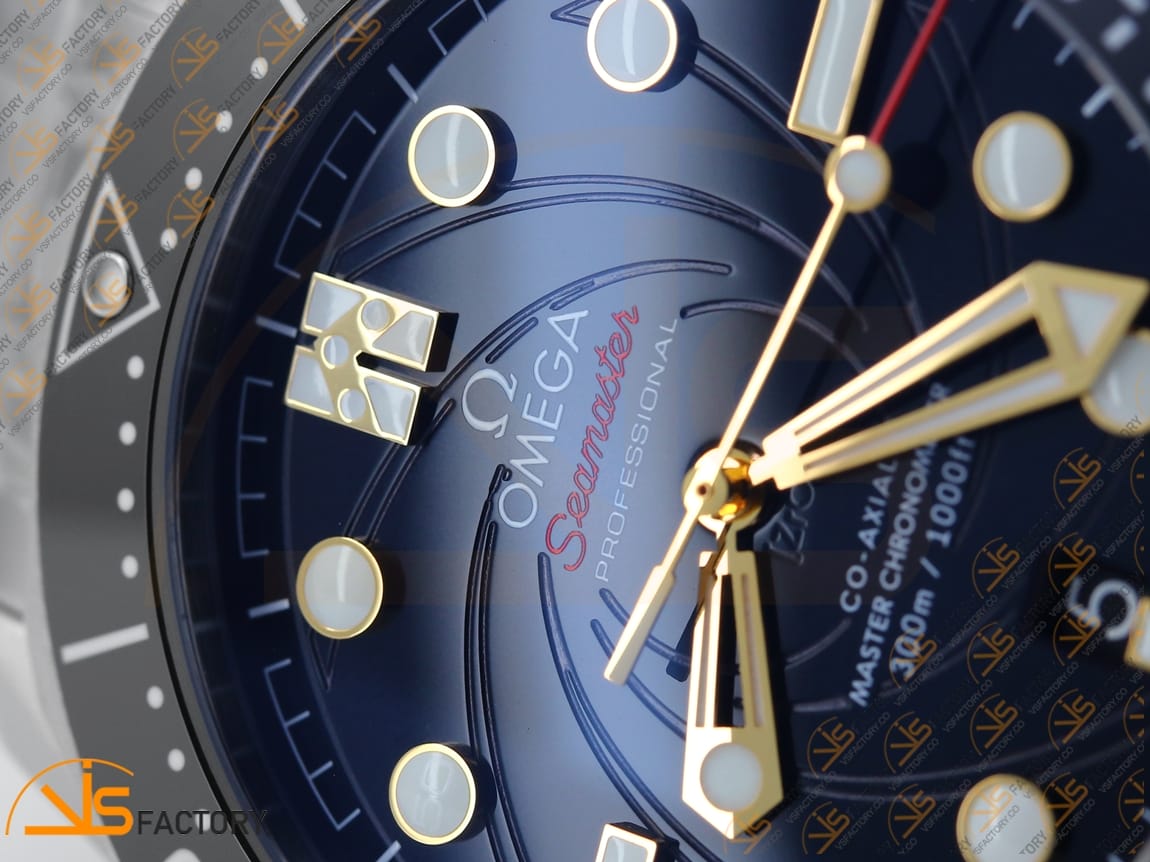 VS Factory Omega Seamaster Diver 300M 007 James Bond Stainless Steel VS8800 Movement - 图片 9