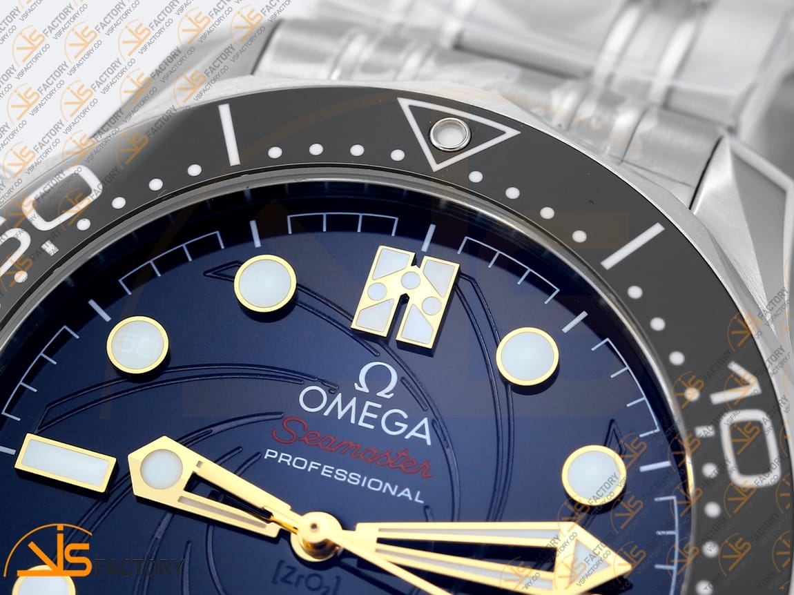 VS Factory Omega Seamaster Diver 300M 007 James Bond Stainless Steel VS8800 Movement - 图片 10