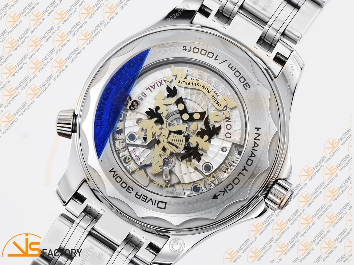 VS Factory Omega Seamaster Diver 300M 007 James Bond Stainless Steel VS8800 Movement - 图片 16