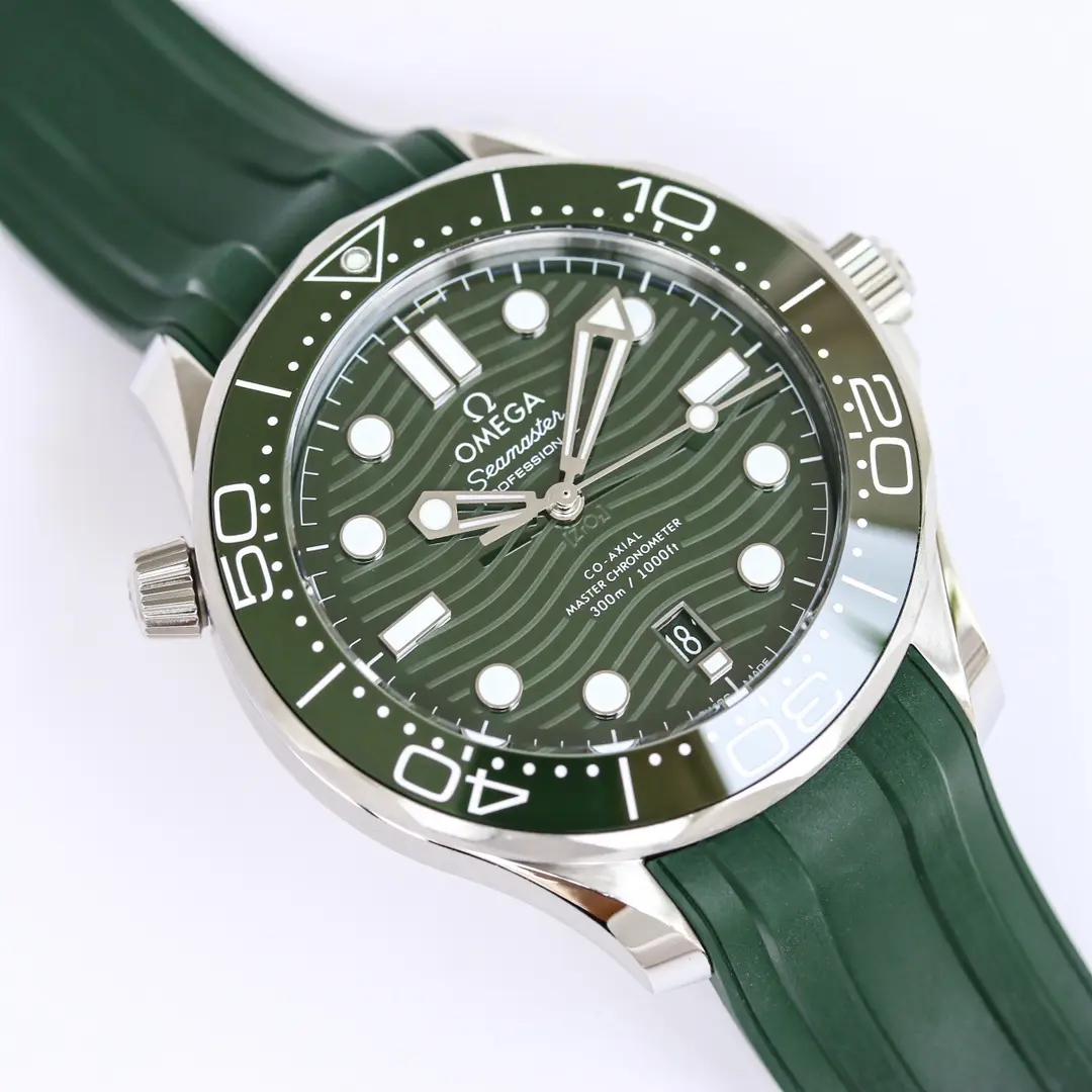 VS Factory Omega Seamaster Diver 42mm Green Rubber – Premium VSF Watches - 图片 2