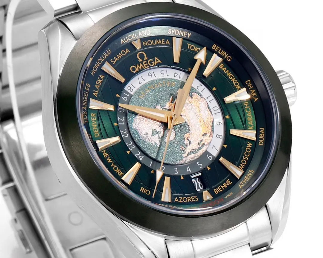 VS Factory OMEGA Speedmaster World Time OT1 Green Steel – Premium VSF Watches - 图片 4