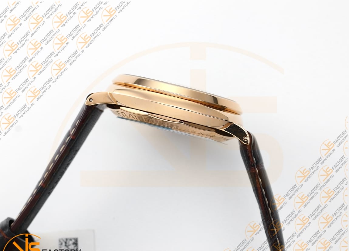 VS Factory Panerai Luminor Due PAM1042 White Dial Rose Gold Leather P.900 Movement - 图片 11