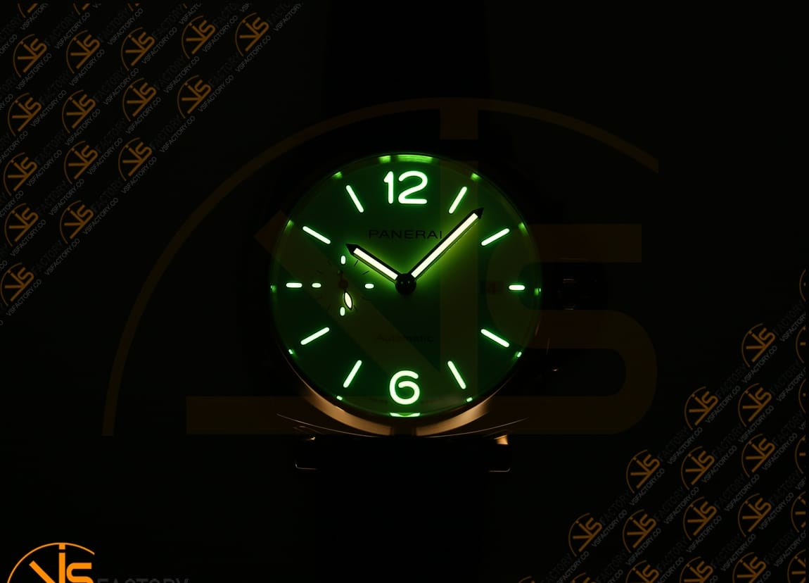 VS Factory Panerai Luminor Due PAM1042 White Dial Rose Gold Leather P.900 Movement - 图片 14