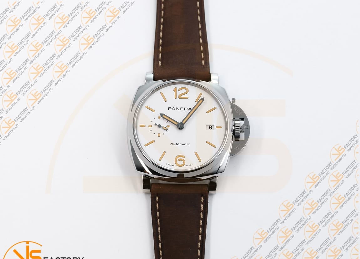 VS Factory Panerai Luminor Due PAM1046 White Dial Stainless Steel AXXXIV Movement - 图片 3