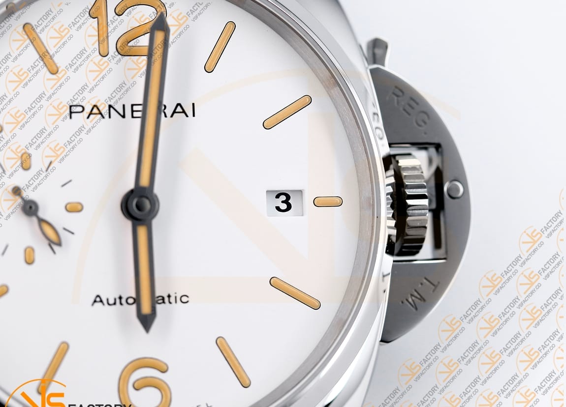VS Factory Panerai Luminor Due PAM1046 White Dial Stainless Steel AXXXIV Movement - 图片 5