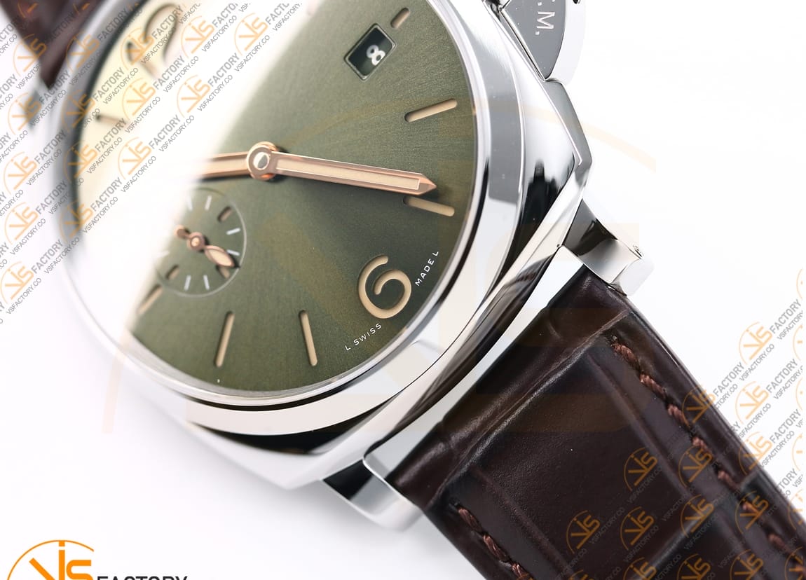 VS Factory Panerai Luminor Due PAM1329 Green Dial Stainless Steel P.900 Movement - 图片 9