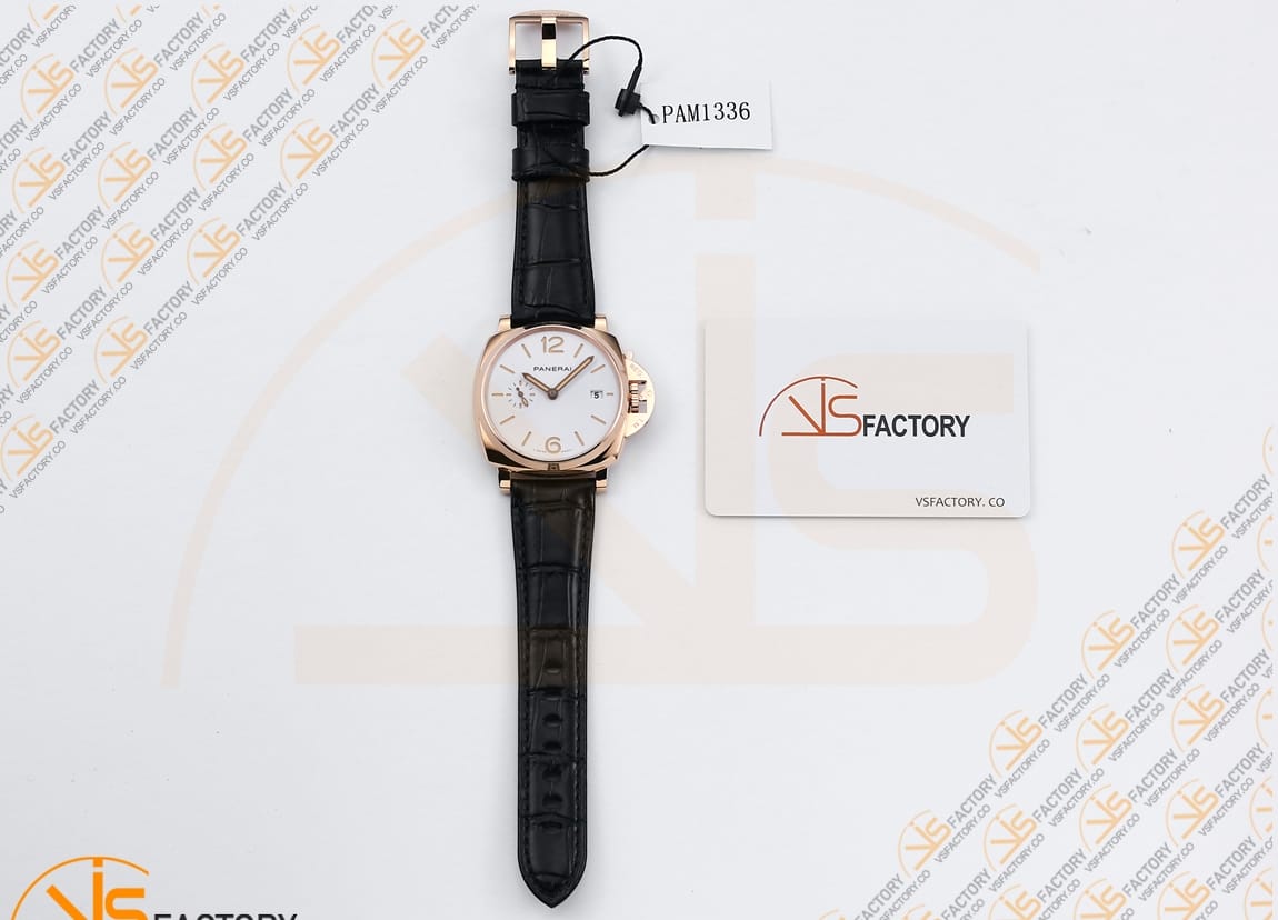 VS Factory Panerai Luminor Due PAM1336 White Dial Steel Leather P.900 Movement - 图片 2