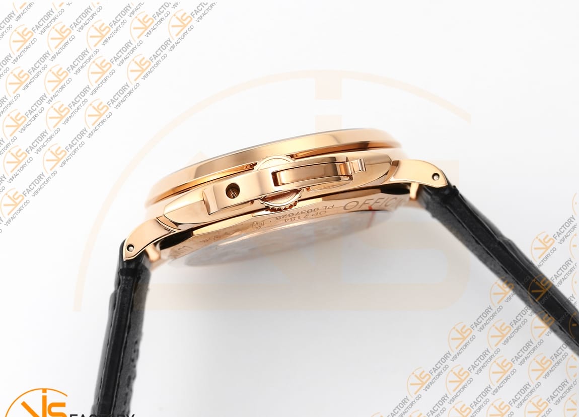 VS Factory Panerai Luminor Due PAM908 FU Black Dial Rose Gold Leather Asia XXXIV Movement - 图片 10