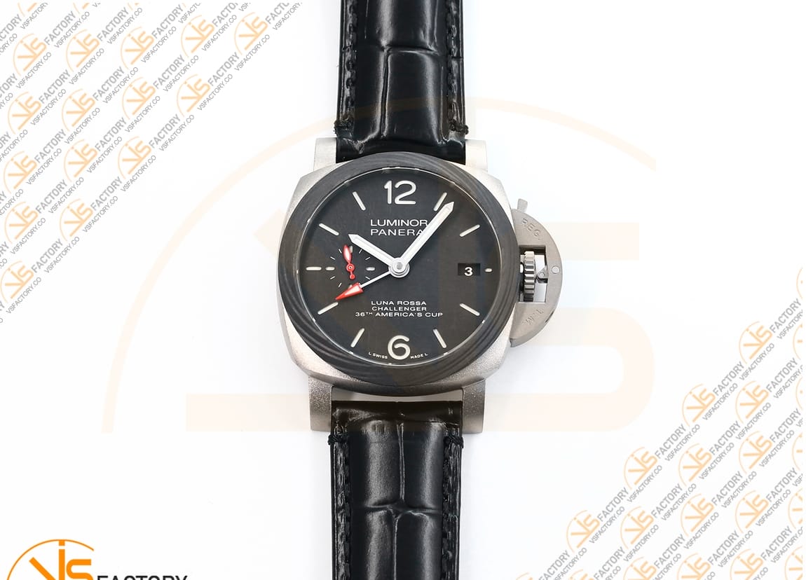 VS Factory Panerai Luminor GMT PAM1096 Black Dial Titanium P.9011 Movement - 图片 4