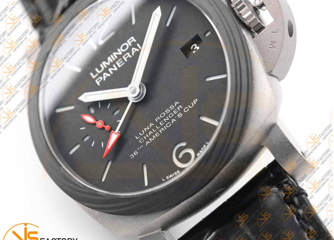 VS Factory Panerai Luminor GMT PAM1096 Black Dial Titanium P.9011 Movement - 图片 6