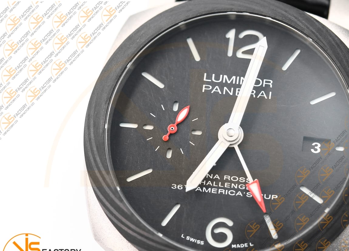 VS Factory Panerai Luminor GMT PAM1096 Black Dial Titanium P.9011 Movement - 图片 8